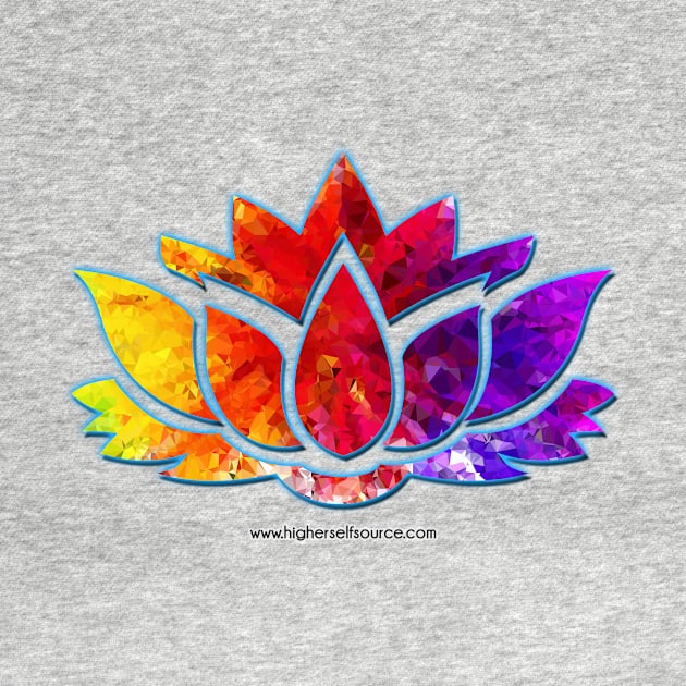 Glowing Lotus Flower by HigherSelfSource